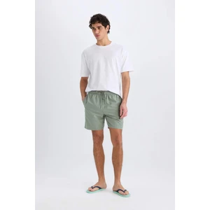 Regular Fit Kısa Boy Yumuşak Tuşeli Deniz Şortu E0993AX25HS