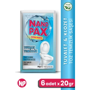 Tuvalet Toz Temizlik Saşesi (6 Adet x 20GR)