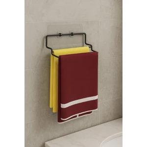 Yapışkanlı Havluluk Havlu Askısı Metal Havlu Tutacağı Banyo Mutfak Havluluğu Lüks Tasarım