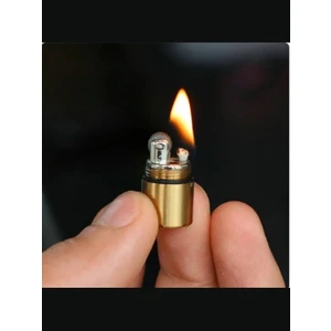Ultra Mini Çakmak Gold Renk Benzinli Çakmak
