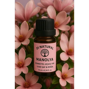 Di Natural Manolya Uçucu Yağ Saf Doğal Esans Buhurdanlık Difüzör Oda Esansı 10 ml