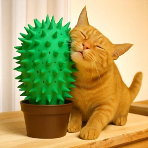 Krh 3D Print Kedi Kaşınma Aparatı Kaktüs