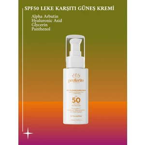 Spf 50 Leke Karşıtı Güneş Kremi