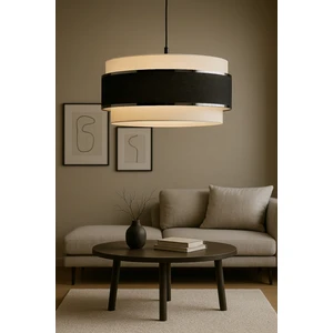 Siyah Kumaş Dopia Avize