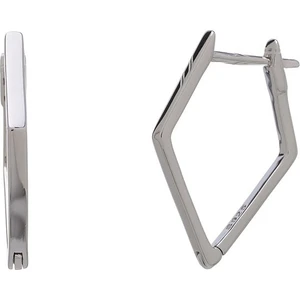 V Model-2 925 Ayar Gümüş Kadın Küpe