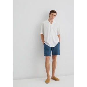 Mavi Keten Şort 0410103-89798