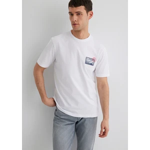 Baskılı Beyaz Tişört 0612998-620