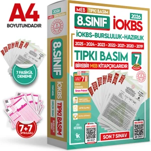 İnformal Yayınları 2025 8.Sınıf MEB İOKBS-BURSLULUK Çıkmış Soru Tıpkı Basım 6lı Deneme Paketi Video Çözümlü Türkiye G.