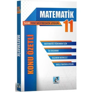 E-Kare 11. Sınıf Matematik Konu Özetli Soru Bankası Seti