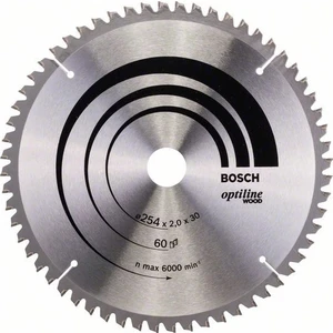 - Optiline Serisi Ahşap İçin Daire Testere Bıçağı - 254 X 30 X 2,0 Mm, 60 Diş