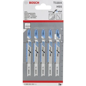 - Ekonomik Seri Metal İçin T 118 A Dekupaj Testeresi Bıçağı - 5'Li Paket