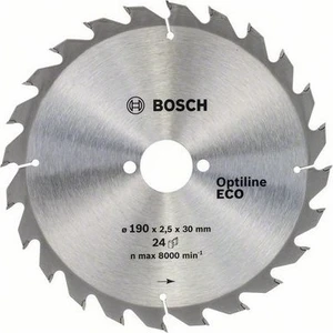 Optiline Eco Serisi Ahşap için Daire Testere Bıçağı 190*30 mm 24 Diş (2608644376)
