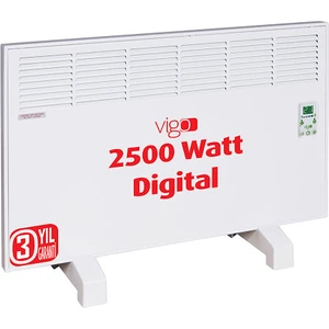 Epk 4590 Beyaz Dıjıtal 2500 Watt Konvektör Isıtiçi