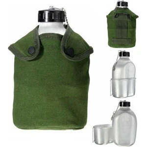 0144 Taşıma Kılıflı Alüminyum Matara Kap Seti