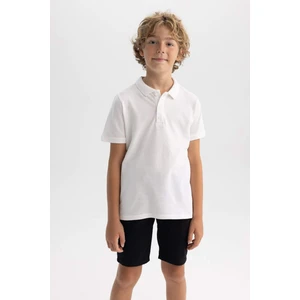 Erkek Çocuk Pike Kısa Kollu Polo Okul Tişörtü  B0668A8NS