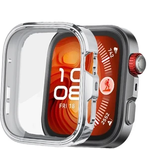 Huawei Watch Fit 4 Pro ile Uyumlu Kasa ve Ekran Koruyucu 360 Tam Koruma Silikon Kılıf