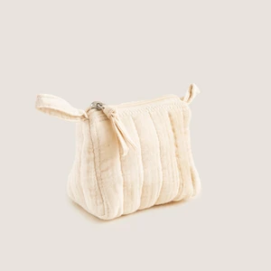 Fiola Üçgen Çok Amaçlı Çanta 12X10 cm Natural