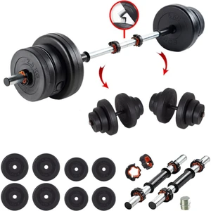 32 kg Multifonksiyonel Halter Seti ve Dambıl Seti Ağırlık Fitness Seti