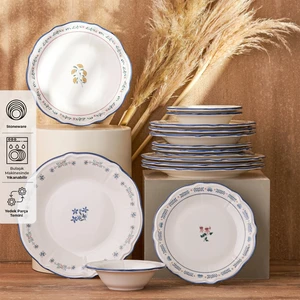 Farina Porselen 24 Parça 6 Kişilik Yemek Takımı
