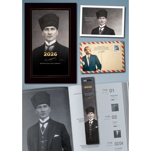 Komutan 2026 Atatürk Ajandası 13,5X21CM 160 Sayfa
