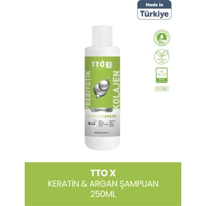 Tto-X Prebiyotik & Kolajen Keratin ve Argan 250ML  ( Cocamidopropyl,butyrospermum,niacinamide,)