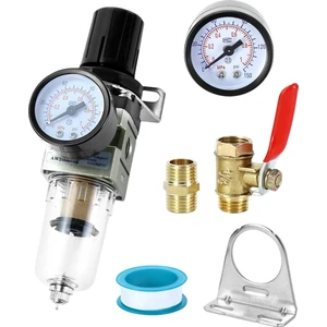 1/4 Inç Hava Kompresörü Filtre Regülatörü Kombosu AW2000-02 (Yurt Dışından)