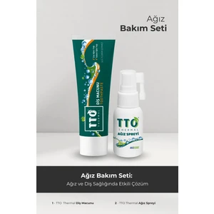 Florürsüz Diş Macunu 75 gr - Ağız Spreyi Hediyeli Çay Ağacı Yağı - Tea Tree Oil