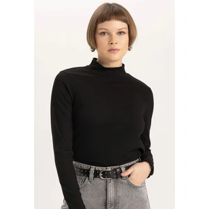 Regular Fit Basic Düz Ribana Uzun Kollu Hamile Üst C1025AX23WN