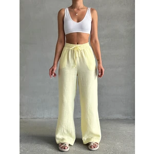Kadın Müslin Palazzo Pantolon
