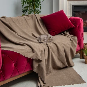 Latuda Concept Kaymaz Koltuk Örtüsü Çift Taraflı Mikrofiber Şönil 175x215 cm Kapuçino – Kedi Köpek ve Çocuk Dostu