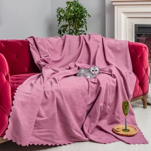 Latuda Concept Kaymaz Koltuk Örtüsü Çift Taraflı Mikrofiber Şönil 175x215 cm Gül Kurusu – Kedi Köpek ve Çocuk Dostu