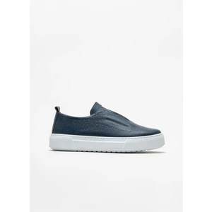 Lacivert Deri Erkek Loafer