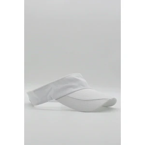 Sporcu Koşu Tenis Vizör Şapka - Beyaz