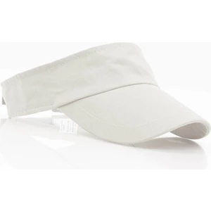 Kadın Vizör Kasket Siperlik Beyaz Tenisci Şapka