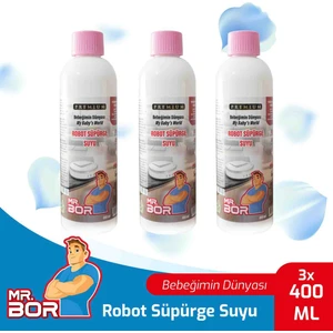 Mr. Bor Mr.  akıllı Robot Süpürge Suyu 400 ml Bebeğimin Dünyası x 3