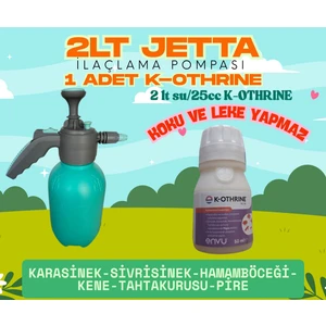 2lt Ilaçlama Pompası - K- Othrine 50CC ( Karasinek - Sivrisinek - Kene - Hamamböceği - Tahtakurusu )