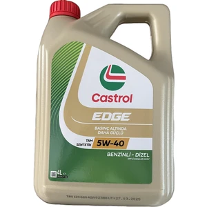 Edge 5W-40 4 Lt (Üretim YILI:2025)