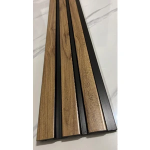 Renkli Duvarlar Atc 12X145 cm Açık Meşe Pvc Duvar Lambiri Ofis Salon Tv Arkası Dekoratif Lmabiri Panel