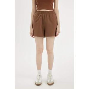 Regular Fit Beli Lastikli Basic Düz Şort Z5071AZ24SM