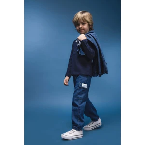 Erkek Bebek Esnek Bantlı Paça Jean Pantolon D7769A525SP