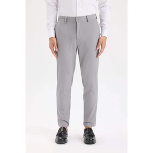 Tailored Fit Normal Kesim Düz Paça Her Yöne Esneyen Yazlık Kumaş Pantolon C7508AX25SP