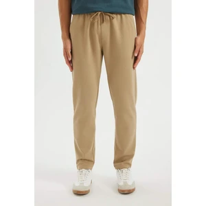 Jogger Pantolon Basic Düz Beli Bağcıklı Cepli Düz Paça C6022AX24AU