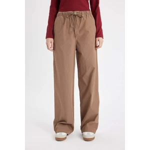 Coool Straight Fit Poplin Pantolon Basic Düz Cepli Lastikli Bel Bağcıklı D3764AX24AU