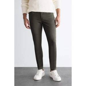 Chino Kanvas Pantolon Slim Fit Dar Kesim Pamuklu Esnek Dar Paça C9441AX24AU