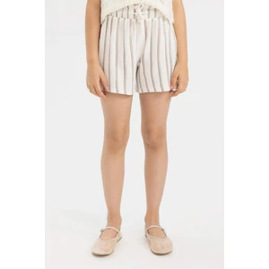 Kız Çocuk Çizgili Paperbag Şort C5714A824SM