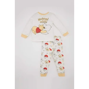 Erkek Bebek Disney Winnie The Pooh Uzun Kollu Penye Pijama Takımı C0724A524SP