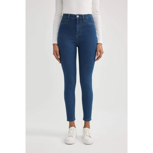 Jegging Yüksek Bel Bilek Boy Dar Paça Basic Düz Jean Pantolon B7498AX24SP