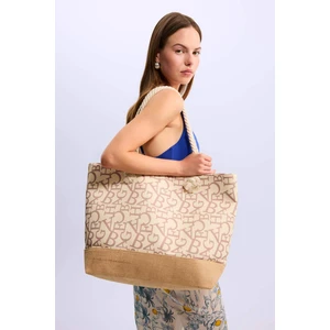 Kadın Hasır Plaj Çantası B9066AXNS