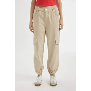 Coool Jogger Pantolon Gabardin KumaşNormal Bel Basic Düz Kargo Cepli B0454AX24AU