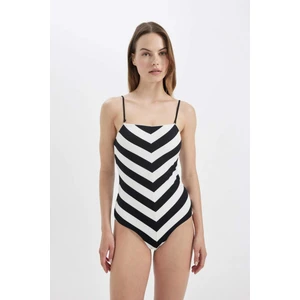 Regular Fit Çizgili Mayo-Fall in Love C2713AX24SM